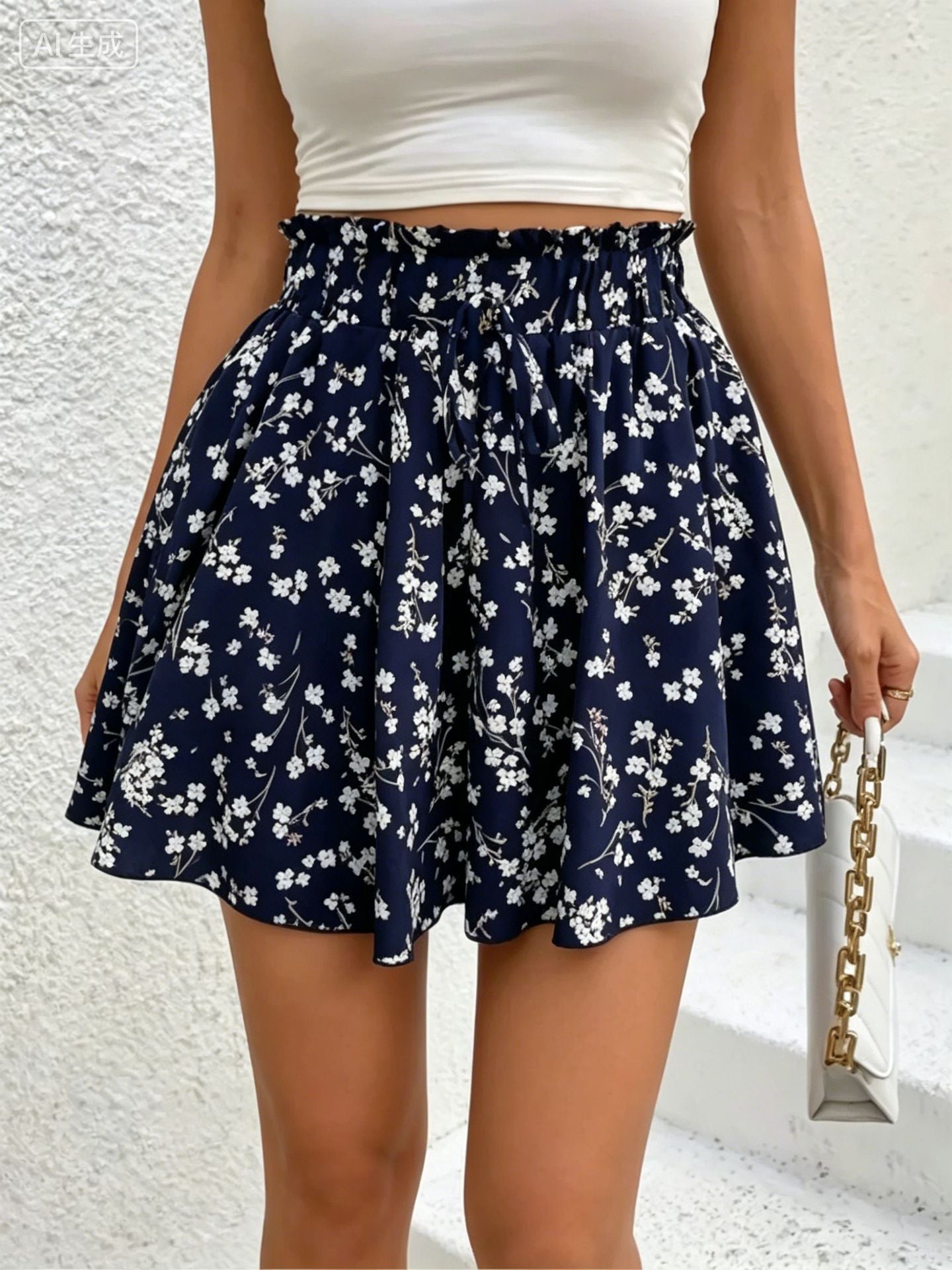 💃Women's Bohemian Print High-Waist Shorts🏖️
