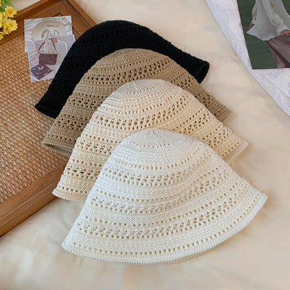 📢📢40% OFF !! ⏰Women's Openwork Crochet Sun Hat – Breathable Lightweight