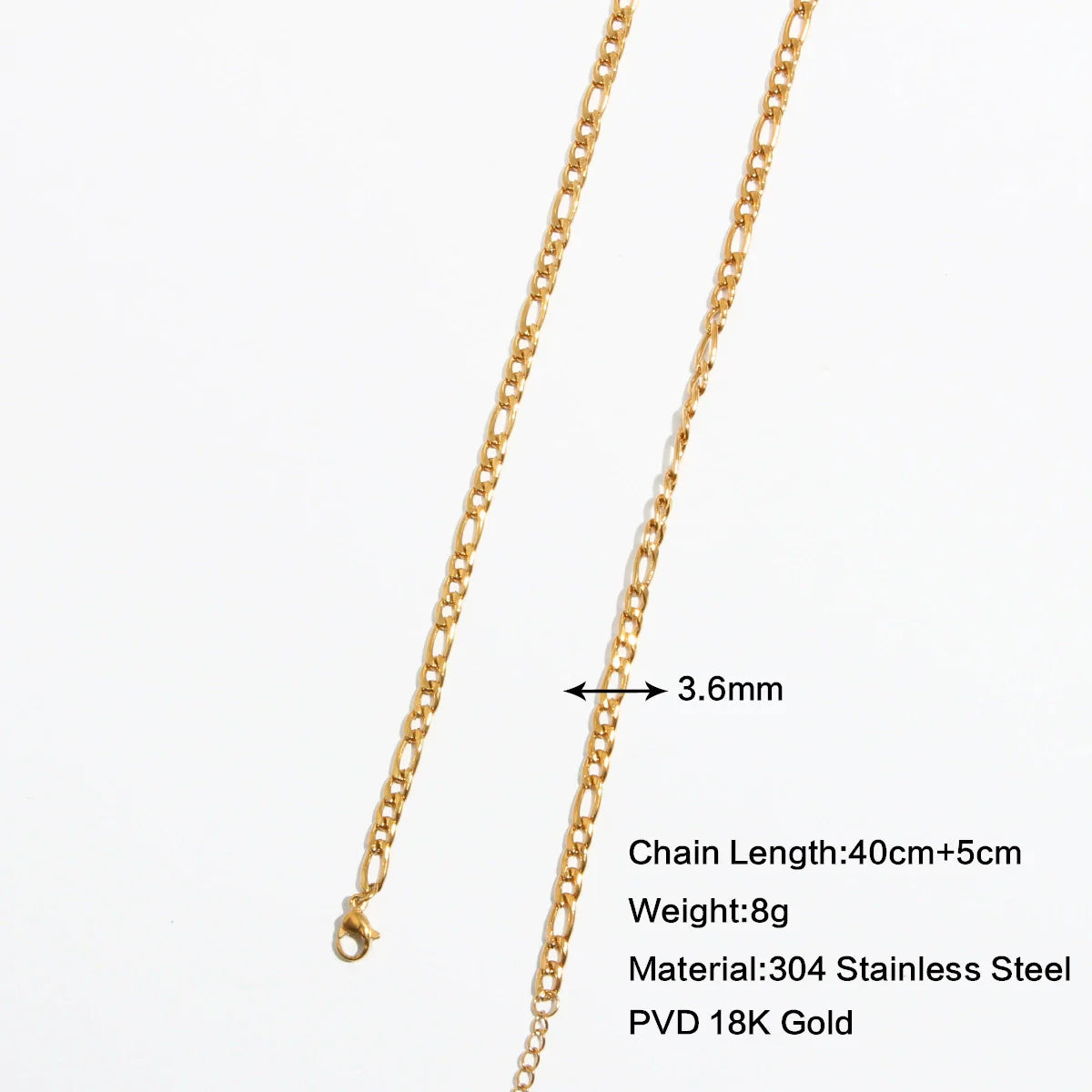 😍Elegant 2-Piece 18K Gold Jewelry Set – Bracelet & Necklace for Men & Women