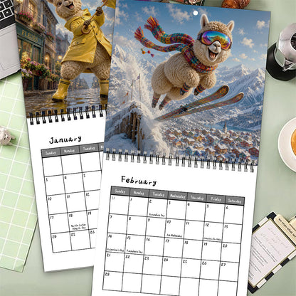 🦙 2027 Fun Alpaca Calendar