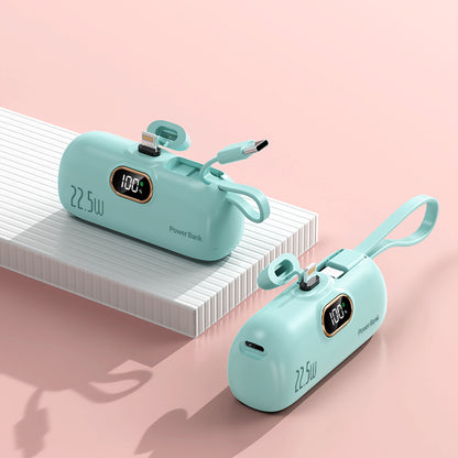 🔋40% OFF NOW! ✨ 5000mAh Mini Portable Phone Power Bank – Ultra-compact & dual USB ports – Fast charging, lightweight – perfect for travel, commute or emergency top-ups 📱