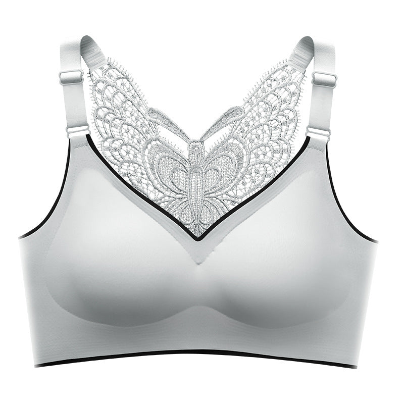 🎁Hot Sale 40% OFF🦋Butterfly Embroidery Wirefree Bra