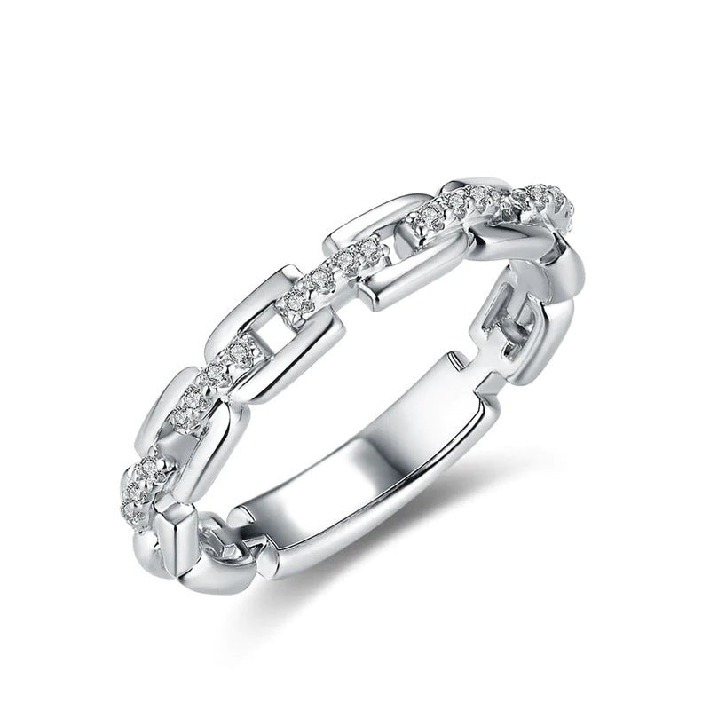 🎁New Arrival 40% OFF💥Interlocking Chain Link Eternity Ring