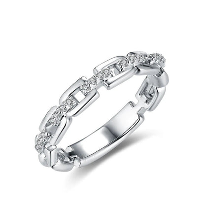 🎁New Arrival 40% OFF💥Interlocking Chain Link Eternity Ring