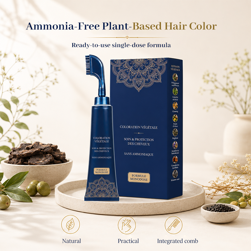 🔥 Limited-Time 49% Off –Herbal Hair Dye Comb for Home Use