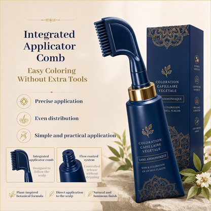 🔥 Limited-Time 49% Off –Herbal Hair Dye Comb for Home Use
