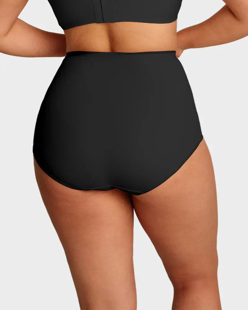 🌸Plus-Size High-Waist Cross Tummy Control Panties✨