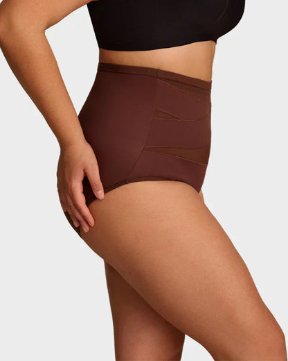 🌸Plus-Size High-Waist Cross Tummy Control Panties✨