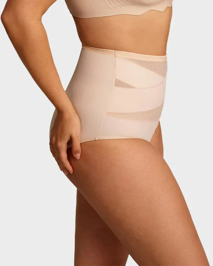🌸Plus-Size High-Waist Cross Tummy Control Panties✨
