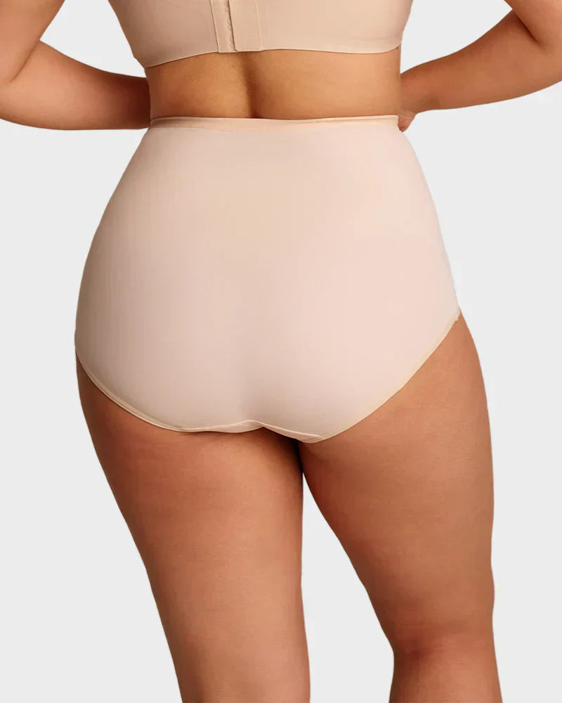 🌸Plus-Size High-Waist Cross Tummy Control Panties✨