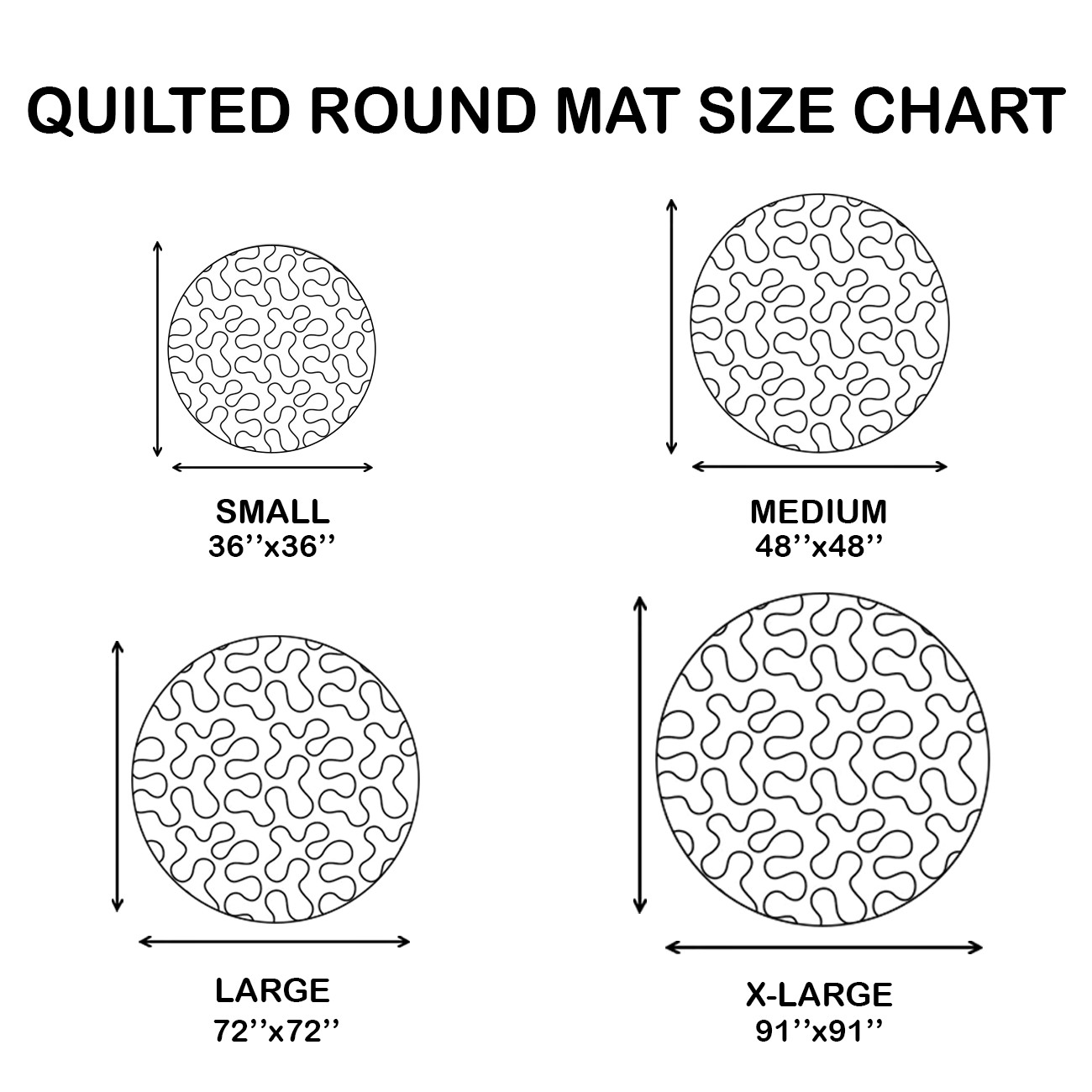 🎃 3D Optical Illusion Skeleton Vortex Quilted Round Halloween Rug