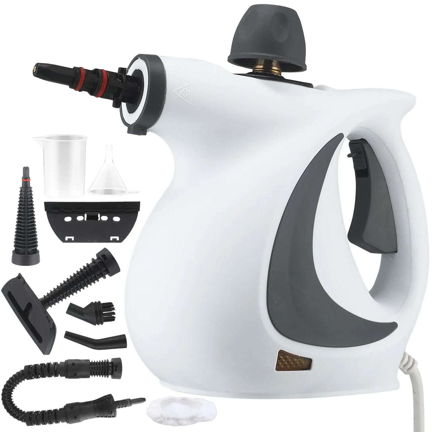 Handheld Pressurized Steam Cleaner with 12-Piece Accessory Kit