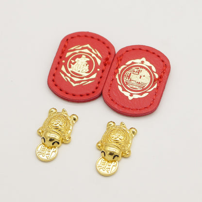 🐢2026 Golden Turtle Charm – Bites onto Luck, Never Lets Go
