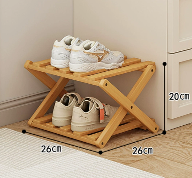 The 9-Tier No-Assembly Bamboo Rack !🌿👟