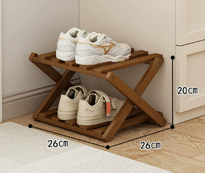 The 9-Tier No-Assembly Bamboo Rack !🌿👟