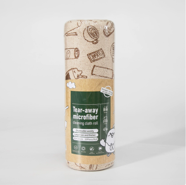 Antibacterial Tear-Off Wipes for Wet & Dry Use