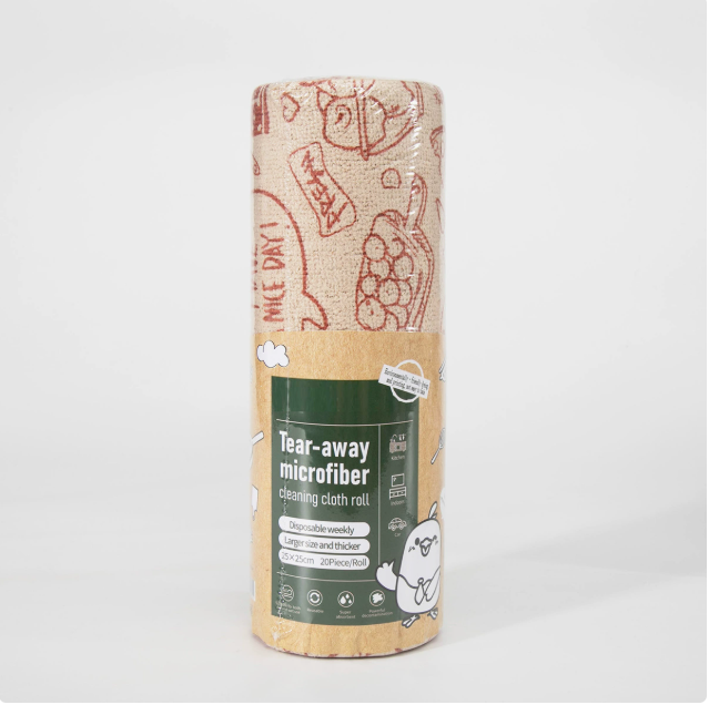 Antibacterial Tear-Off Wipes for Wet & Dry Use