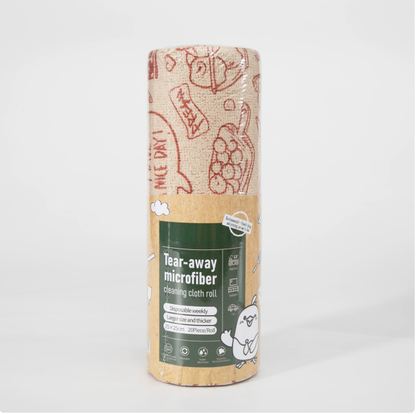 Antibacterial Tear-Off Wipes for Wet & Dry Use
