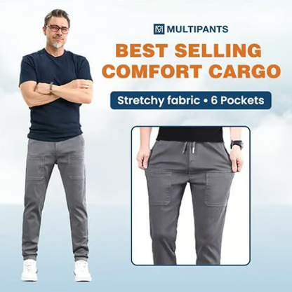 🔥Summer Ice Silk Pants with Six Pockets