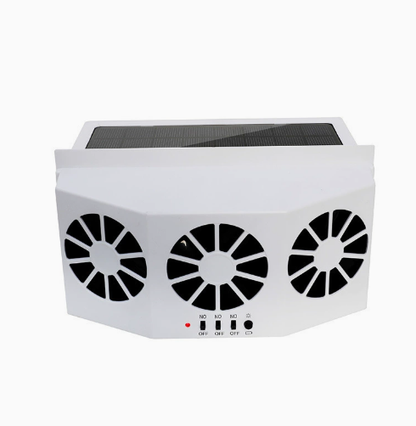 🚗 Solar Car Cooling Fan – Ventilation &amp; Fresher Air in the Car 🌿