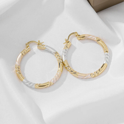 💫 LIMITED-TIME 30% OFF! 💥 Women's Elegant Twisted Hoop Earrings – Modern, Lightweight, Versatile ✨
