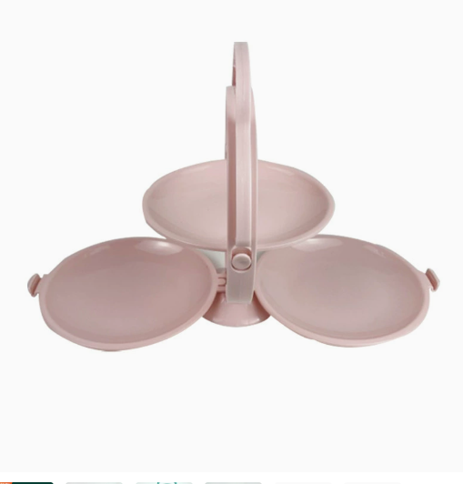 🍃Foldable Mirror Shape Dried Fruit Tray
