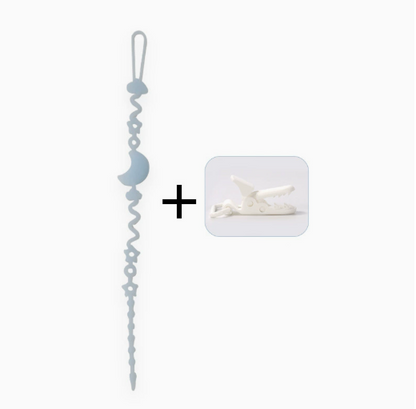 👶Silicone Baby Clip with Anti-Loss Protection – for Pacifiers & Toys