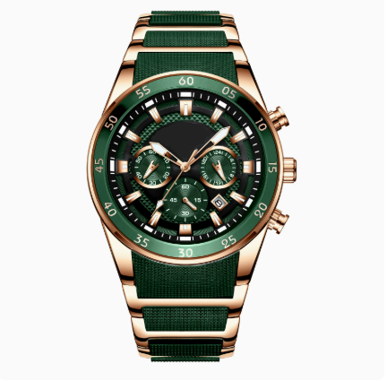 ⌚49% OFF NOW! ✨ Men's Waterproof Multifunctional Quartz Watch – Chronograph Design, Luminous Hands & Stainless Steel 🌊