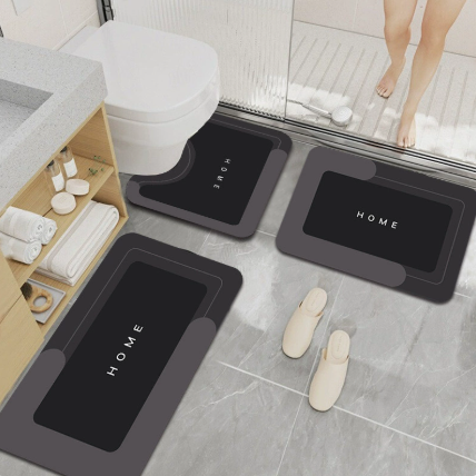 🚿✨ 48% OFF Limited Time! Super Absorbent Quick-Dry Bath Mat | Non-Slip Bathroom Rug for Bathroom, Kitchen & Entryway