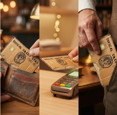 🔥Ultra-HD Retro PVC Credit Card Decorative Skins