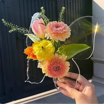 ⏳ Last Day 49% OFF🔥Transparent Butterfly-Inspired Decorative Vase