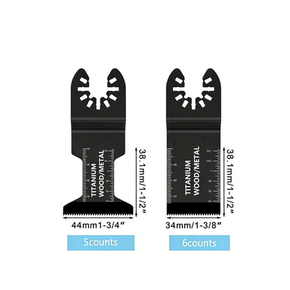 🛠️ Universal Oscillating Saw Blade Set | Wood & Metal