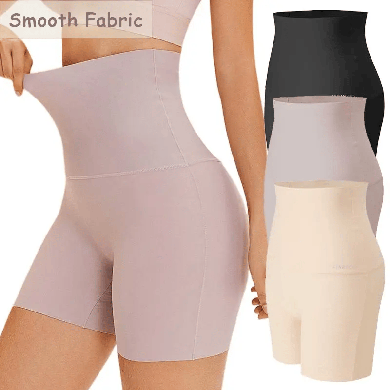 Women's High Waist Seamless Panties, Breathable Full Coverage Daily Underwear