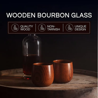 🔥Original Wooden Bourbon Drinking Cup