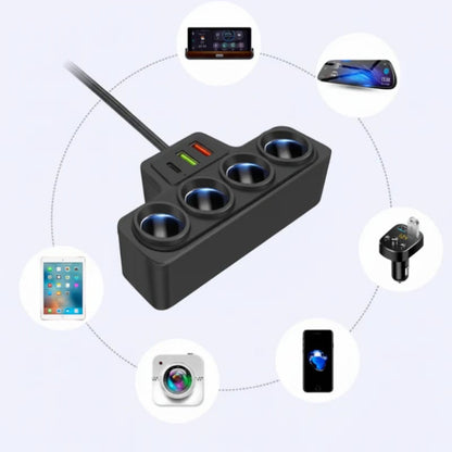 7-in-1 Cigarette Lighter Adapter