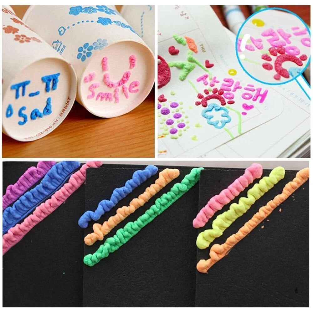 🔥🔥🔥 HOT SALE ！！！🎨 3D Puffy Art Pens™ – Create Fun Raised Designs & Creative DIY Artwork