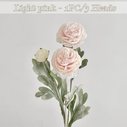 🌸 Lifelike Luxury Peony Flowers – No Watering, No Wilting, Just Lasting Beauty! 💐✨