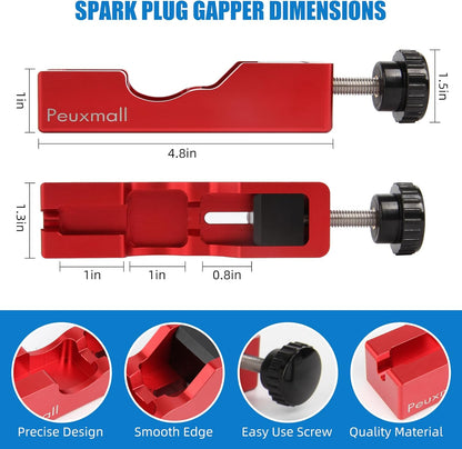 🛠️🔥A complete set! Spark Plug Gap Tool with Feeler Gauge