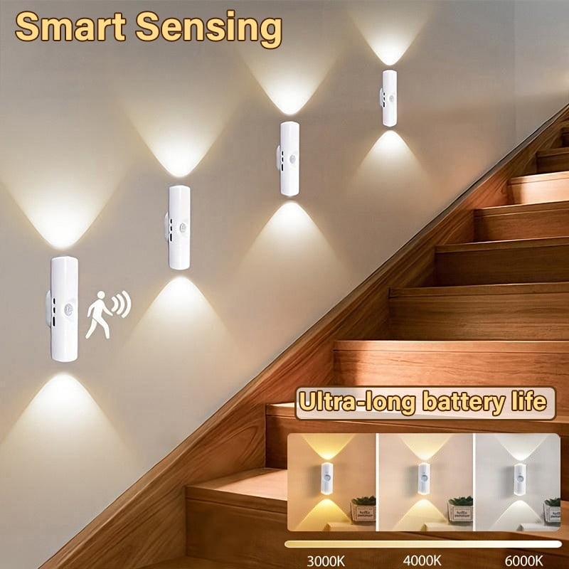 💡 LIMITED-TIME 48% OFF! 🧲 Rechargeable Magnetic Motion Sensor Night Light – RGB, Smart, Easy Install ✨
