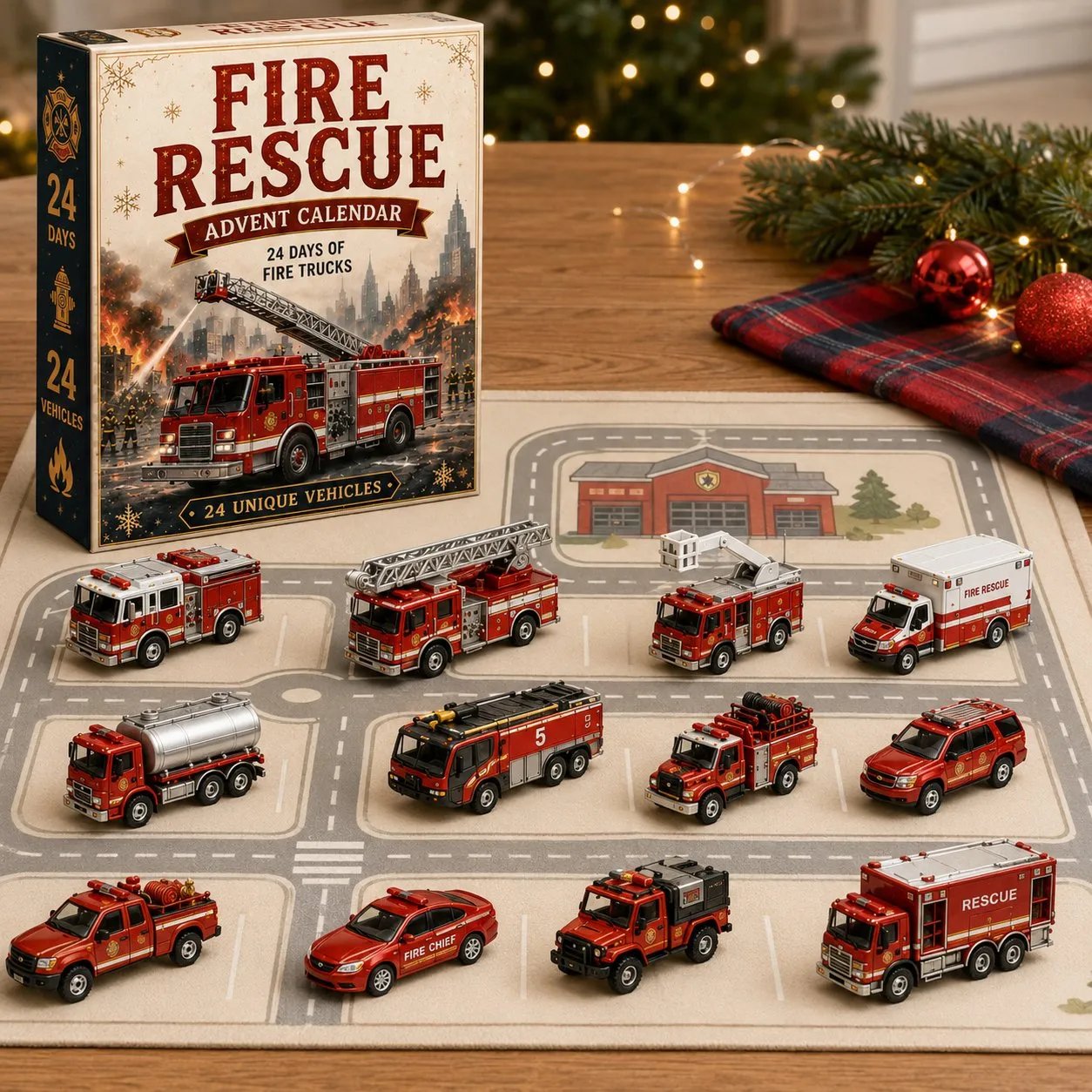 🚚 🎁Build the Fleet™ Collection 24-Day Vehicle Advent Calendar Series | ✨A New Adventure Every Morning