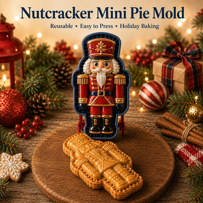 🎄16-Design Christmas Mini Pie Mold Collection | Reusable Embossed Molds for Shaping Detailed Santa, Snowman, Reindeer, Tree & Holiday Pies 🥧✨