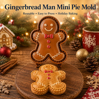 🎄16-Design Christmas Mini Pie Mold Collection | Reusable Embossed Molds for Shaping Detailed Santa, Snowman, Reindeer, Tree & Holiday Pies 🥧✨