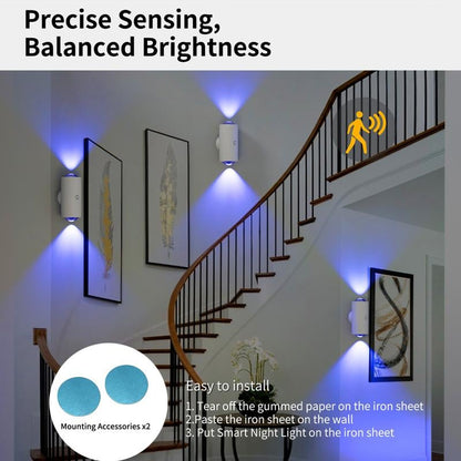 💡 LIMITED-TIME 48% OFF! 🧲 Rechargeable Magnetic Motion Sensor Night Light – RGB, Smart, Easy Install ✨