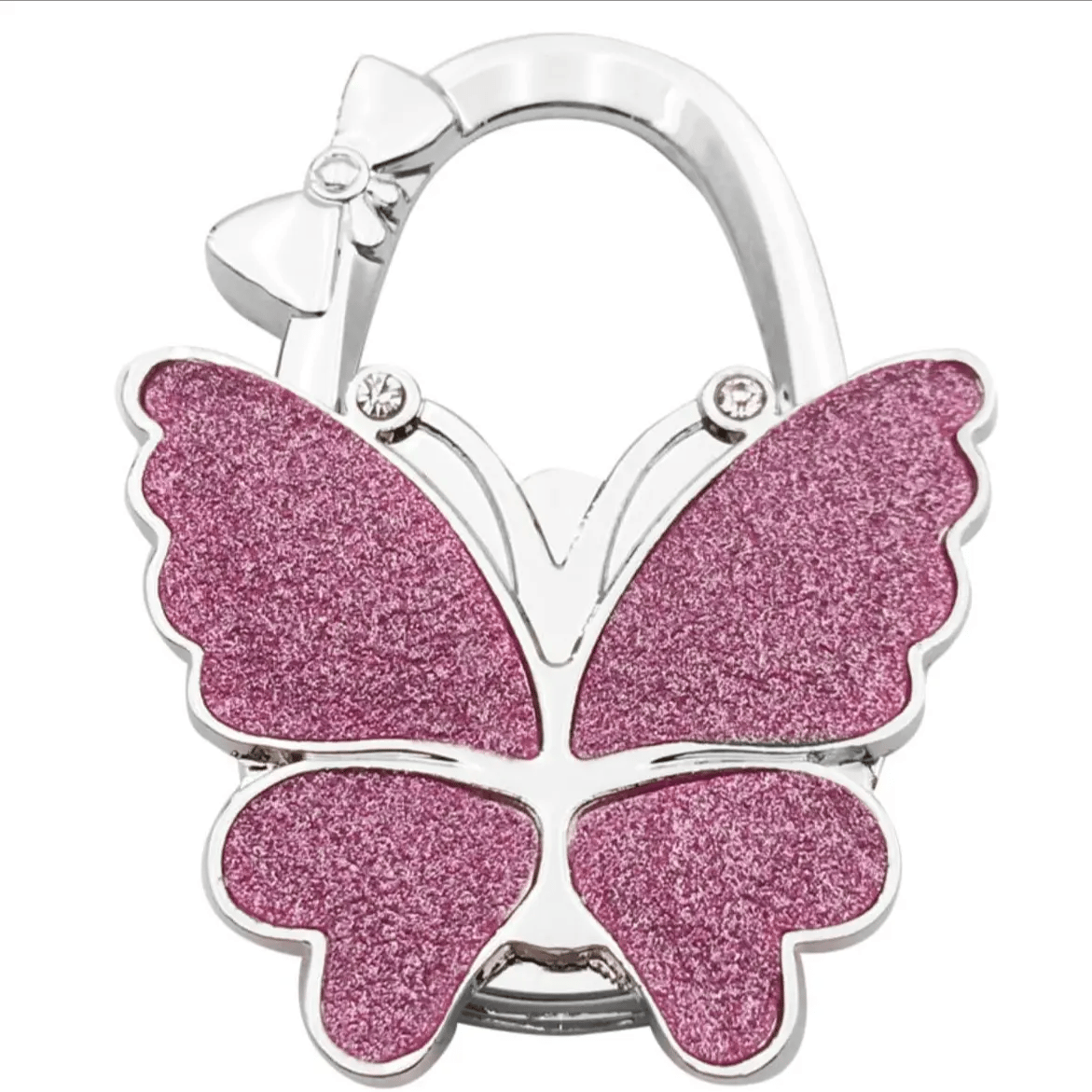 Butterfly Foldable Handbag Hook – Stylish, Portable & Non-Slip Bag Hanger