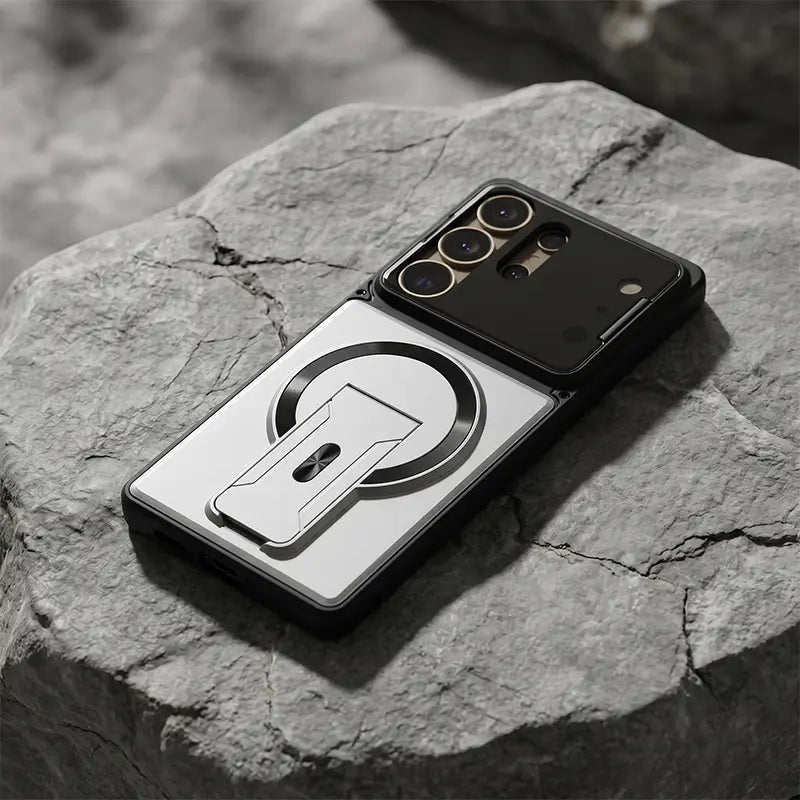 TYIIPLUS™ Magnetic Kickstand Phone Case forS Series – Shockproof Slim Case with Camera Lens Protection & Hidden Stand