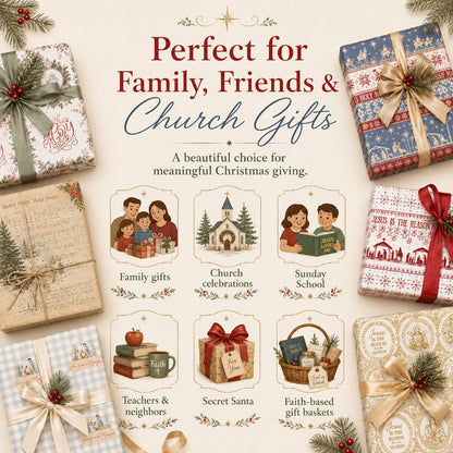 ✝️ Jesus Is The Reason For The Season🎄🎁Christian Christmas Wrapping Paper