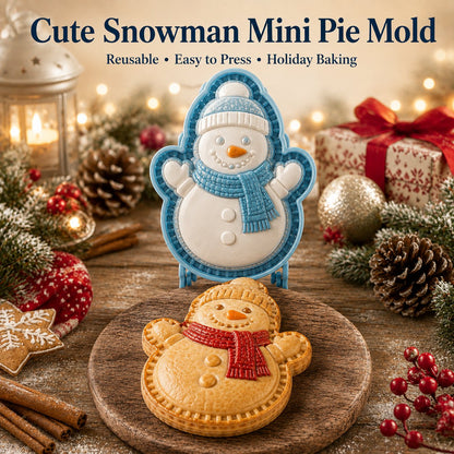 🎄16-Design Christmas Mini Pie Mold Collection | Reusable Embossed Molds for Shaping Detailed Santa, Snowman, Reindeer, Tree & Holiday Pies 🥧✨