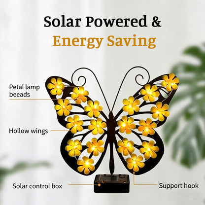 🦋 Solar Butterfly Garden Light