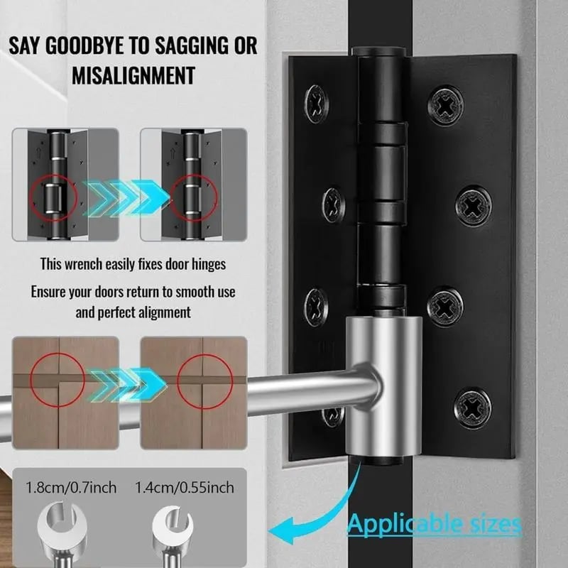 🚪Door Hinge Adjustment Tool🔧