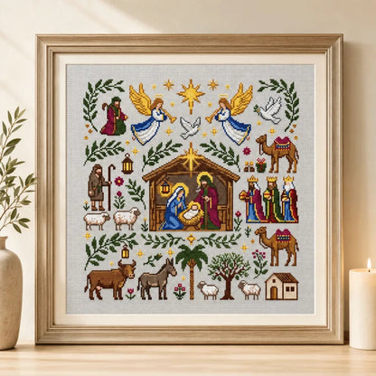 ✝️🧵Nativity Cross Stitch Kit🪡